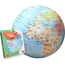 Caly Inflatable globe The World, 42 cm