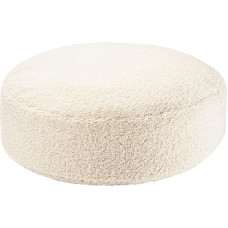 Wigiwama Cream White Runder Pouf