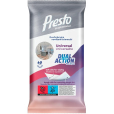 Presto Mitrās salvetes universālas Dual Action 40 gab.