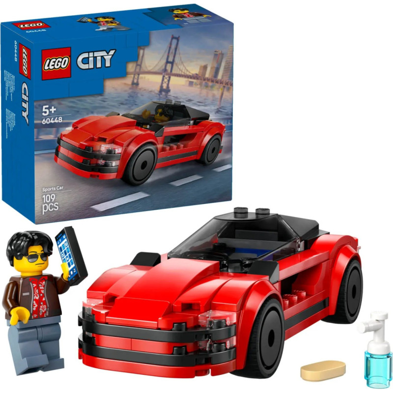 Lego Classic Czerwony Samochód Sportowy 60448