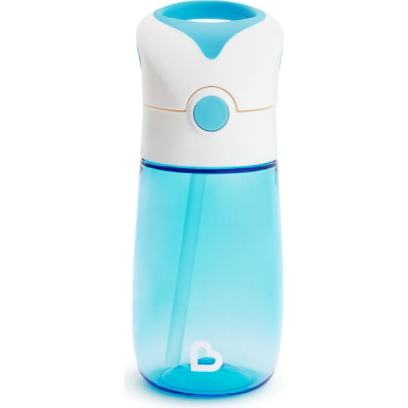 Munchkin Flip & Go Straw Cup, Blue, 1pk 12oz.  18m+, 90327P