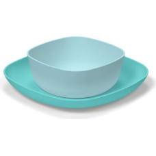 Chicco 178889 PLATE SET 2PCS BLUE 12+