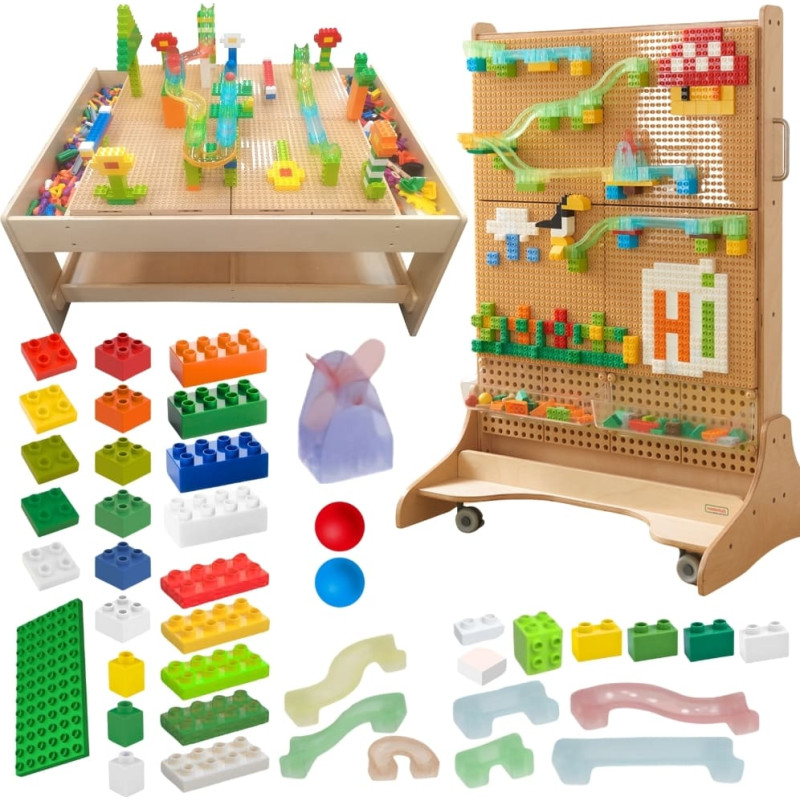 Masterkidz Zestaw Klock&oacute;w Konstrukcyjnych Tor Kulkowy STEM 359 el.