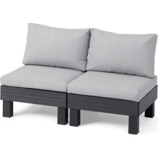 Keter Garten-Zweisitzer Elements 2 Seater, grau/hellgrau