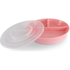 Twistshake Divided Plate 6+m Pastel Pink 78169