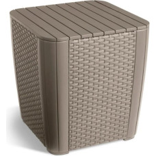 Keter Gartentisch/Aufbewahrungsbox „Luzon Flat Wicker“, beige