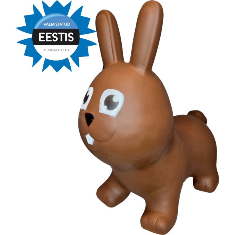 Gerardo's Toys Jumpy Hüpfspielzeug – Hase, braun
