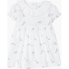 Livly Clothing Kleita Livly Swans Ruffled Collar Dress