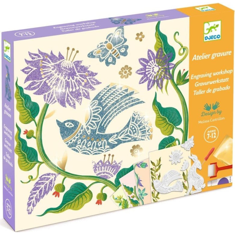 Djeco Workshops - Engraving - Passionflower