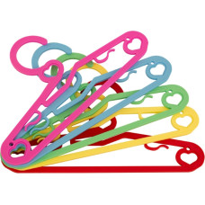 Ordinett Drēbju pakaramie bērniem 5 gab. plastmasas Baby Cupid 29,5x0,45x15,5cm asorti