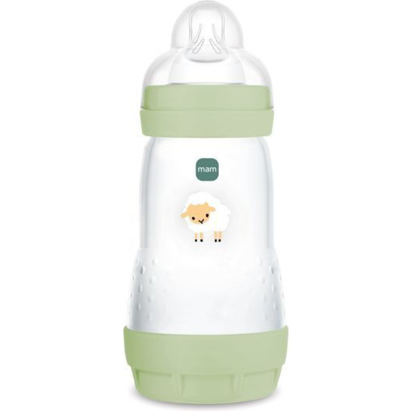 Mam Baby 5953 ANTICOLLIC BOTTLE PERFECT START 260ML GROUNDING IN NATURE GREEN