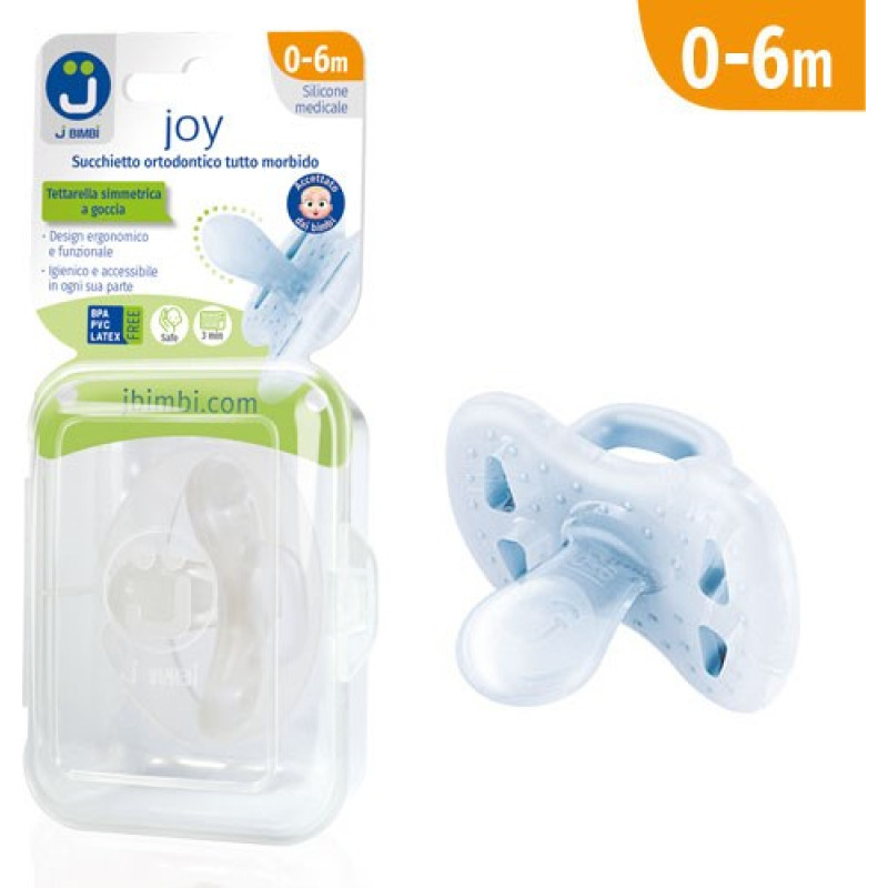 Pacifier Joy 0-6m transparent