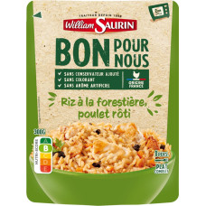 William Saurin Rice with mushrooms and crispy chicken, in a pouch, 300 g