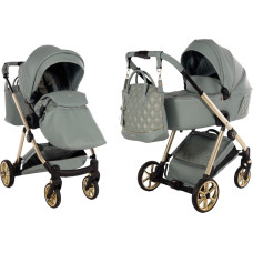 Junama Universal stroller 2 in 1 Ellegante Art Deco 05 Green
