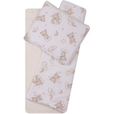 Duet Baby Bedding set to Strolley - 76D /005- VELVET / COTTON - ECRU