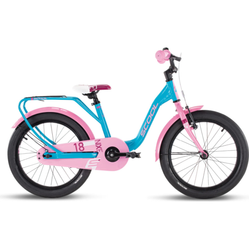 S´cool Kinderfahrrad S'COOL niXe 18" Ocean/Pink