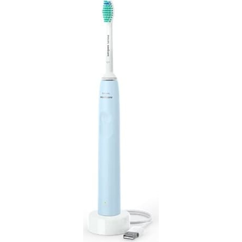 Philips 2100 Sonic elektriskā zobu birste, gai&scaron;i zila - HX3651/12