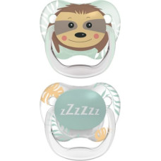 Dr. Brown’s PV22014 Schnuller Prevent „Butterfly“, 6–18 Monate, Kollektion „Animals“, grün, 2er-Pack