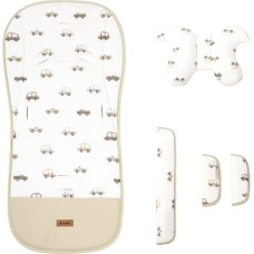 Sensillo STROLLER INSERT DELUXE MUSLIN CARS