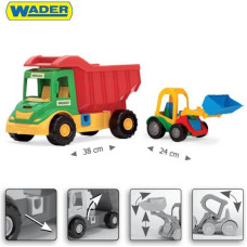 Wader 32210 Multi Truck ze Spychaczem Buggy