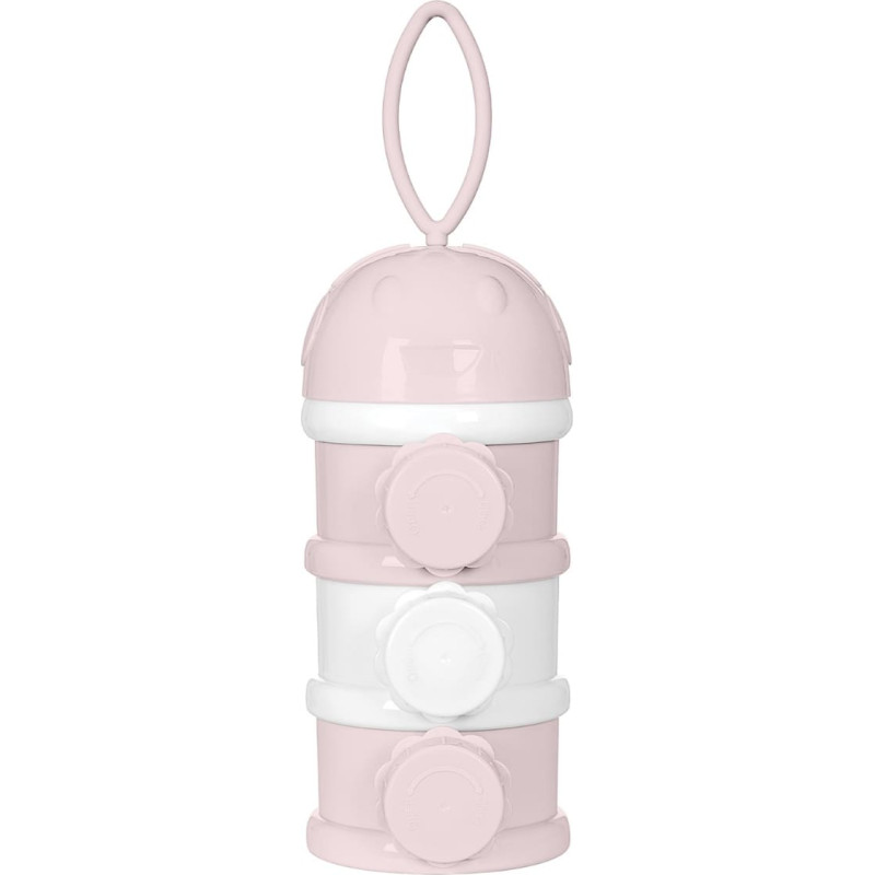 Milk powder dispenser 3-layer Pink