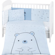 Bedding set 6pcs 70/140 Bear with me Blue