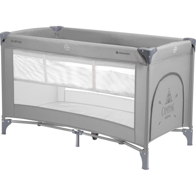 Kikkaboo Babybett, 2 Ebenen, So Gifted, grau, 2023