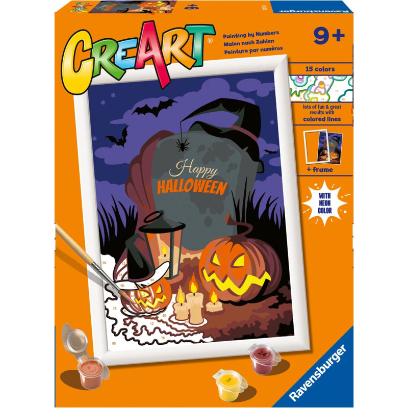 CreArt – Kreativ-Set „Halloween Mood”, 23713 (Anleitungen: DE/FR/IT/EN/ES/PT)