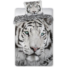 BEDDING SET WILD TIGER 140X200+70X90 COTTON. YOUTH.