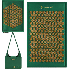 Springos Acupressure mat with spikes, with a pillow, for massage, for pain, made of linen and coconut fiber Springos FA0154