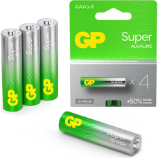 GP Alkaline-Batterie LR03/AAA 4 Stück