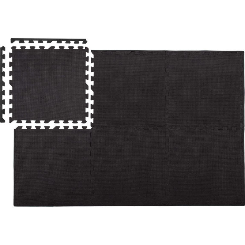 Springos Trainingsmatte in Puzzle-Form Springos FM0003 120x180 cm Black