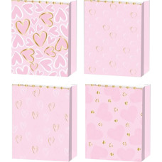 TORBA NA PREZENTY PASTELOWE SERCA M