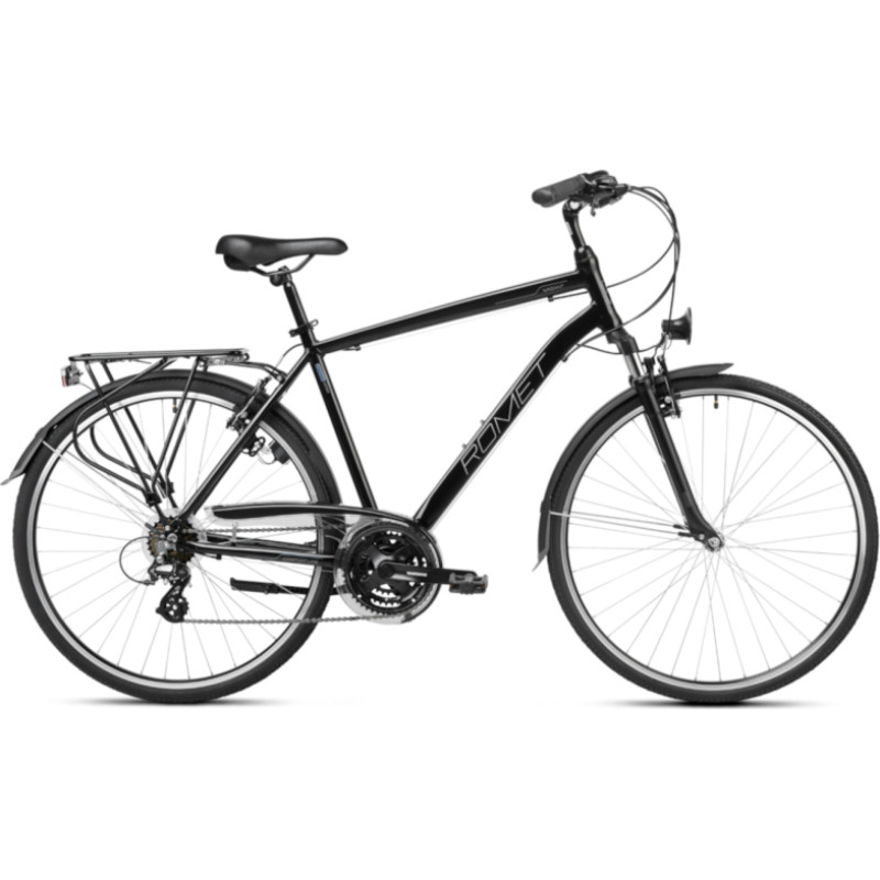 Romet Herrenfahrrad Wagant, schwarz-blau, Größe L