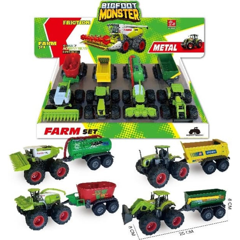 Traktor haagisega erinevad