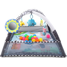 Milly Mally 6146 TinyMini JL652-1A Spiel- und Lernmatte 2-in-1 „Bälle-Spielgehege“