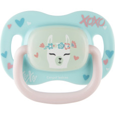 Canpol 34/935 Silikon-Schnuller 18 M+ rund EXOTIC ANIMALS lama