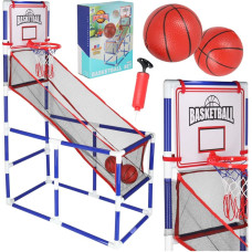 Basketball-Sport-Arcade-Spiel – tragbarer Basketball mit 2 Bällen und Pumpe