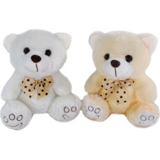Teddybär mit Schleife im Pünktchenmuster – 2 Farben