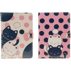 Notizbuch „Kätzchen”, rosa/schwarz (620315)