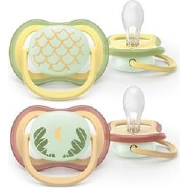 Philips Avent Schnuller Air Night – 0–6 Monate – SCF376/27