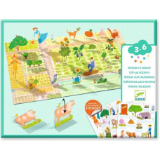 Djeco Lift-up stickers - Farm
