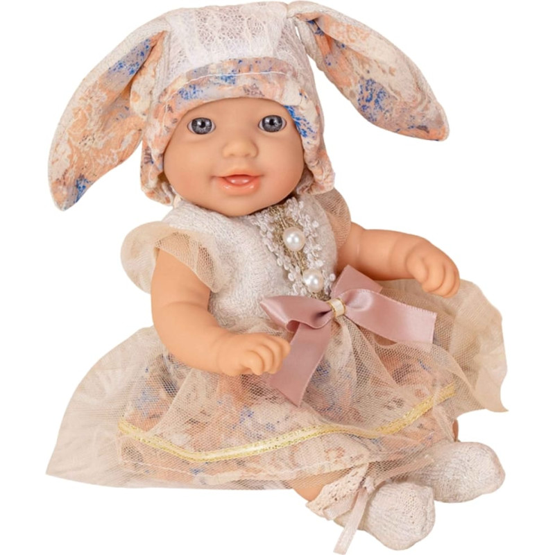 Woopie ROYAL Lalka Bobas Vintage 24 cm w Sukience i Czapeczce Kr&oacute;liczka