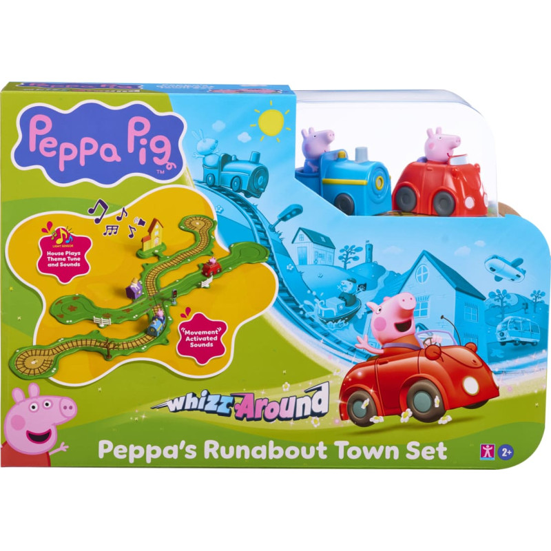 Peppa Pig Whizz Around Peppas dienas izbrauciens rotaļu komplekts
