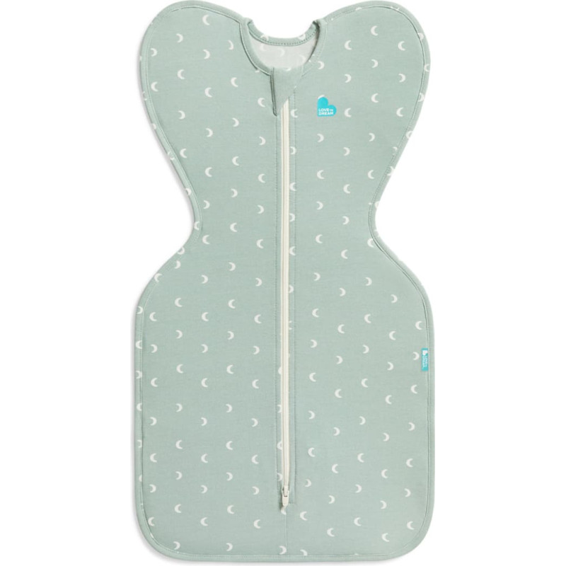 Love To Dream SWADDLE UP STRETCH COTTON OLIVE MOON NB