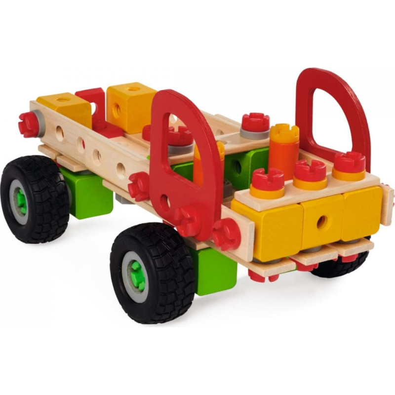 Eichhorn Wooden construction set &ndash; car, 135 pcs