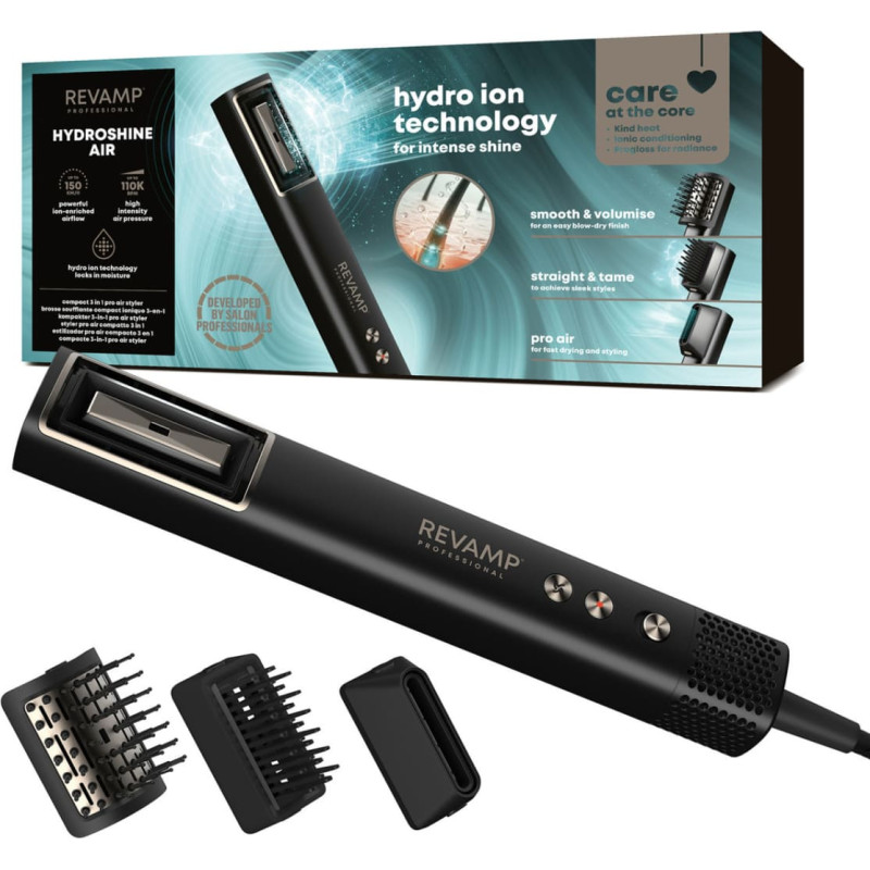 Revamp DR-2750-EU Hydro Shine Air 3-in-1 Pro Styler