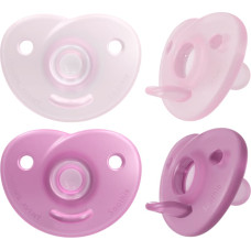 Philips Avent SCF099/27 Soothie Schnuller-Beißring Mädchen, 0-6 Mon.