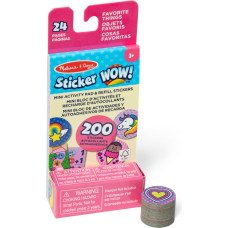 Melissa & Doug Sticker WOW! Uzlīmju uzpildes iepakojums Iecienītākās lietas