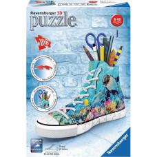 Ravensburger 3D puzzle sneaker pencil holder Underwater